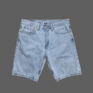 Levi's 405 20" Light Wash Denim Shorts Men's Size 34 GUC